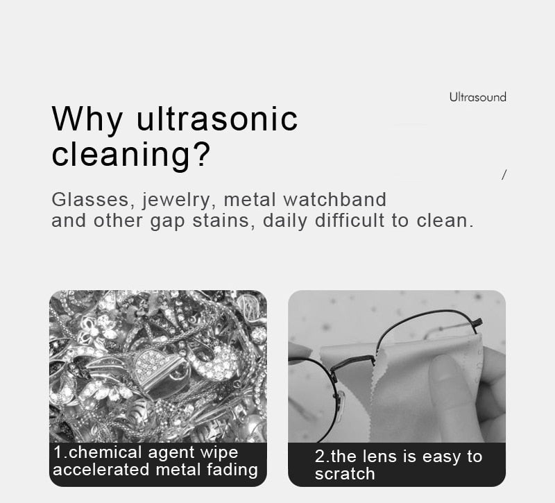 Ultrasonic Eyeglasses Cleaner