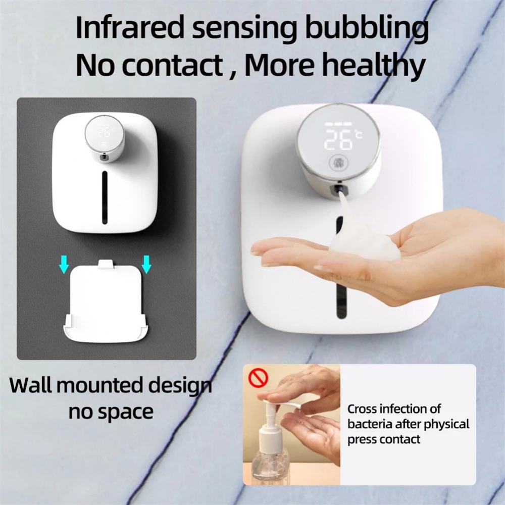 Automatic Wall Foam Soap Dispenser | Temperature Gauge Soap Dispenser