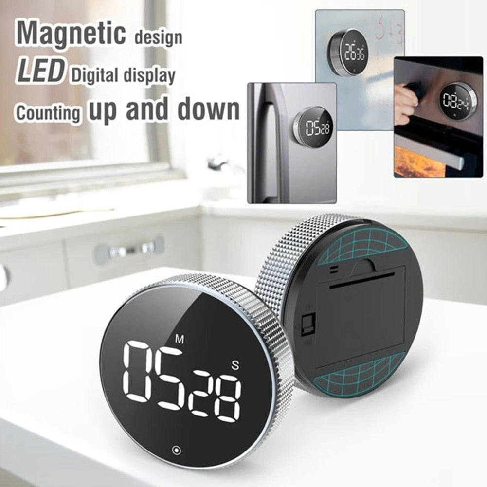 Avinia Magnetic LED Digital Kitchen Timer – ThriftyKing
