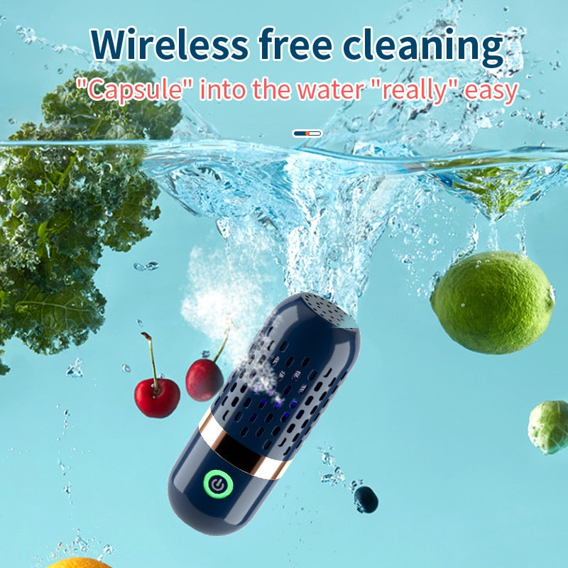 Portable Ultrasonic Fruit Cleaner