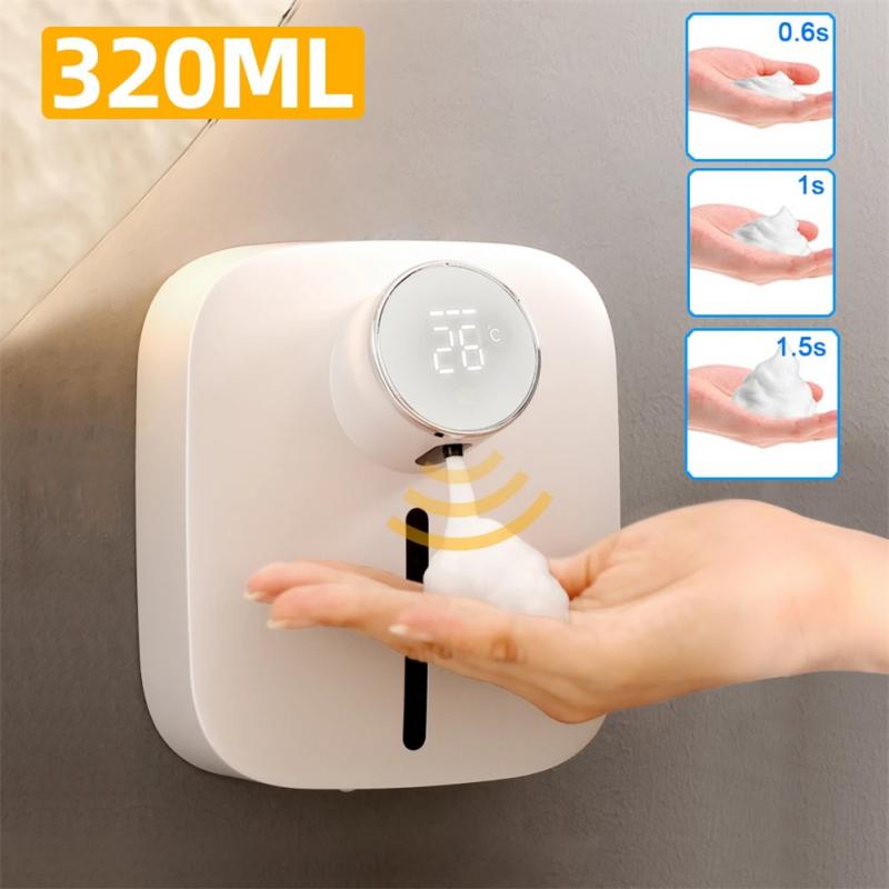 Automatic Wall Foam Soap Dispenser | Temperature Gauge Soap Dispenser