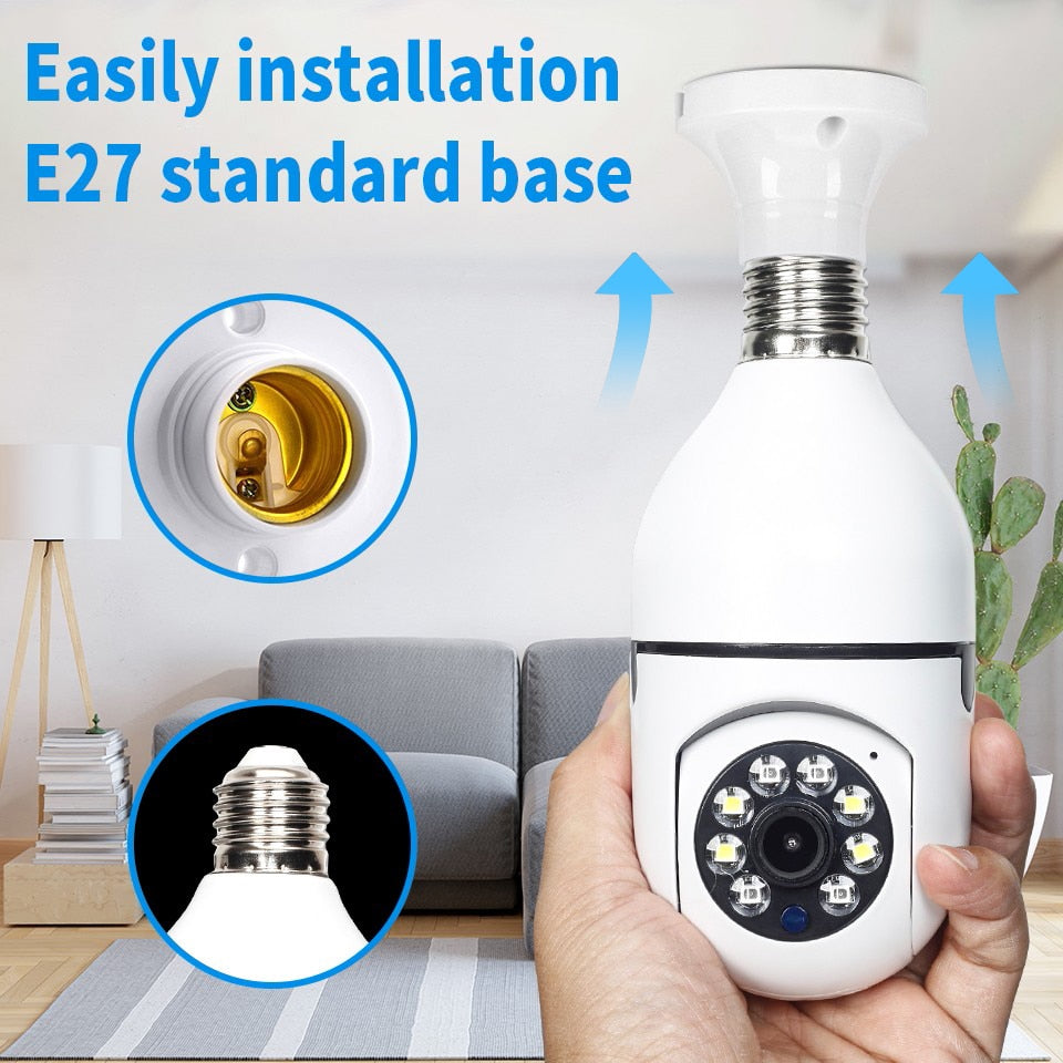 Light Bulb Hidden Surveillance Camera